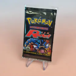 1999 POKEMON ENGLISH TEAM ROCKET !ST EDITION BOOSTER PACK GYARADOS WOTC - Image 1
