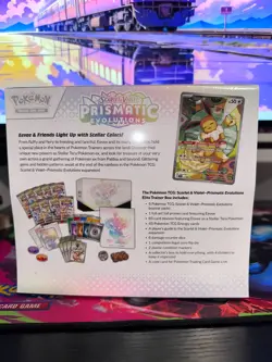 Pokemon Prismatic Evolutions ETB Elite Trainer Box Sealed DG $40 W/ Small Tear - Image 4