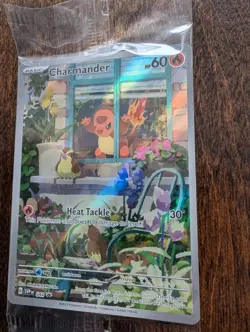 Pokemon Sealed Promo Charmander 044 Obsidian Flames Holo S&V NM - Image 1