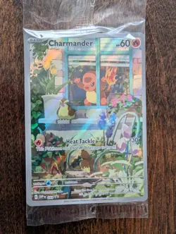 Pokemon Sealed Promo Charmander 044 Obsidian Flames Holo S&V NM - Image 2