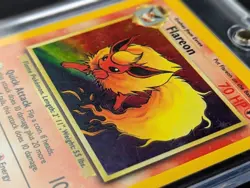Pokemon Flareon Holo 3/64 Jungle Set - No Symbol - 1st Edition WOTC - LP NM - Image 4