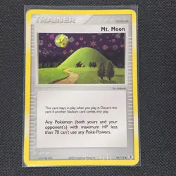 Mt. Moon - 94/112 - Holo Uncommon - EX Fire Red Leaf Green - Pokemon - NM/M - Image 1