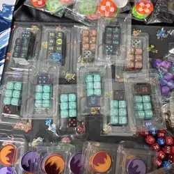 Pokemon TCG Accessories Lot - Dice, Status Counters and VSTAR Markers - Image 2