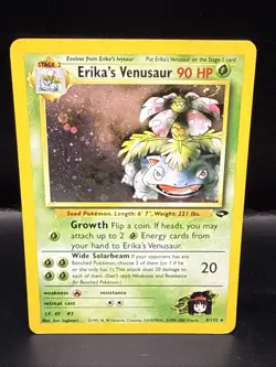 Pokemon Erika's Venusaur 4/132 Gym Challenge Holo - Image 1