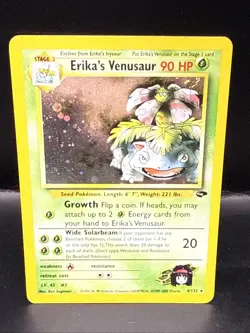 Pokemon Erika's Venusaur 4/132 Gym Challenge Holo - Image 2