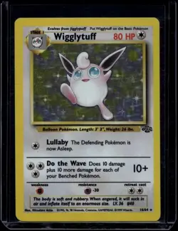 Pokemon TCG Wigglytuff 16/64 Jungle Holo Rare MP - Image 1