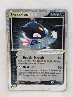 Sneasel ex 103/109 Ruby and Sapphire Holo Ultra Rare Pokemon TCG Nintendo - Image 1