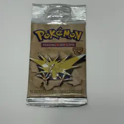 Pokemon WOTC Fossil Booster Pack Sealed with Zapdos Art 21.00g 742818060714 - Image 2