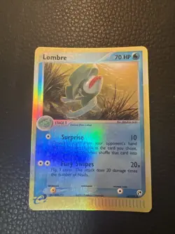 # Pokemon TCG Lombre 46/100 Reverse Holo EX Sandstorm Vintage 2003 Nintendo LP+ - Image 1