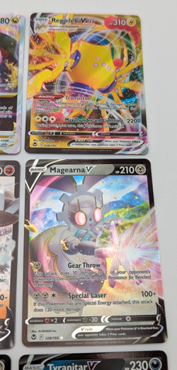 Lot of 20 Pokemon TCG Sword & Shield VStar VMax Corviknight Regieleki Arcanine - Image 5