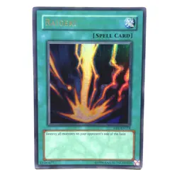 Raigeki LP Ultra Rare DB1-EN114 Unlimited Yu-Gi-Oh! TCG See Photos - Image 1