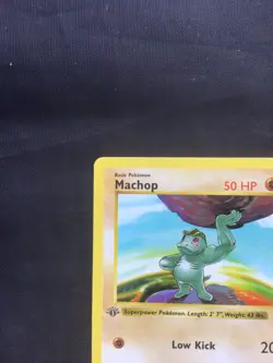 Pokemon Cards: Base Set 1st Edition Common: Machop 52/102 - Image 2