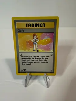 GERMAN Lass Pokemon Base Set First Edition Pokemon Card - Image 1