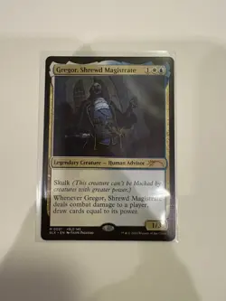 Gregor, Shrewd Magistrate (21) Secret Lair Drop Series LP MTG Magic Card - Image 1