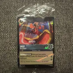Disney Lorcana Iago Out of Reach D23 Promo Exclusive Trading Card 2025 Sealed - Image 1