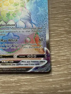 Alcremie Vmax 073/072 Shining Fates - NM Full Art Rainbow Rare Pokemon Card - Image 3