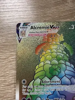 Alcremie Vmax 073/072 Shining Fates - NM Full Art Rainbow Rare Pokemon Card - Image 5