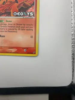 NUMEL 68/107 - STAMPED HOLO - COMMON - EX Deoxys - 2005 POKEMON CARD - LP - Image 3