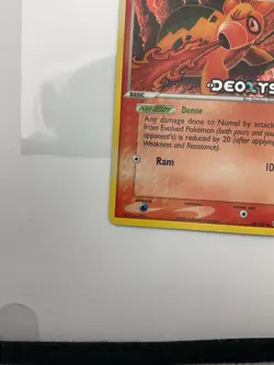 NUMEL 68/107 - STAMPED HOLO - COMMON - EX Deoxys - 2005 POKEMON CARD - LP - Image 4