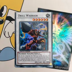 Yugioh Card Drill Warrior DREV-ENSE1 Holo error MISPRINT Duelist Revolution - Image 1