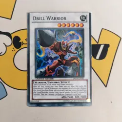 Yugioh Card Drill Warrior DREV-ENSE1 Holo error MISPRINT Duelist Revolution - Image 2