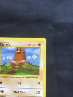 Pokemon Cards: Base Set 1st Edition Common: Diglett 47/102 - Image 3