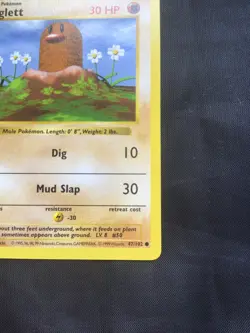 Pokemon Cards: Base Set 1st Edition Common: Diglett 47/102 - Image 4
