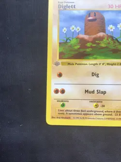 Pokemon Cards: Base Set 1st Edition Common: Diglett 47/102 - Image 5