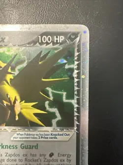 Pokemon Card Rocket's Zapdos ex Holo EX Team Rocket Returns Series 106/109 - Image 3