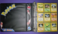 Pokemon Tcg Binder With 167 Vintage Pokemon Cards Mp-Nm - Image 2