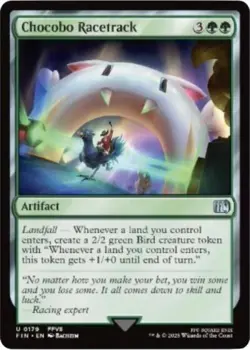 ~ Chocobo Racetrack ~ NM Foil ~ UB: FINAL FANTASY ~ MTG ~ - Image 1