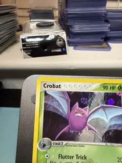 Pokemon Card Crobat 3/101 Reverse Holo EX Hidden Legends Foil Vintage LP 2004 - Image 2