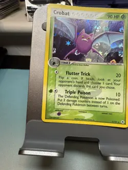 Pokemon Card Crobat 3/101 Reverse Holo EX Hidden Legends Foil Vintage LP 2004 - Image 4