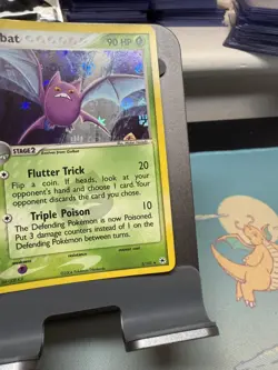 Pokemon Card Crobat 3/101 Reverse Holo EX Hidden Legends Foil Vintage LP 2004 - Image 5