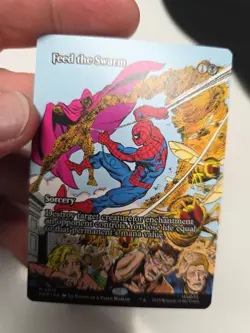 Magic The Gathering Feed The Swarm M 0016 Mar En Card Mtg Tcg Spiderman - Image 1