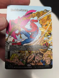 Magic The Gathering Feed The Swarm M 0016 Mar En Card Mtg Tcg Spiderman - Image 2