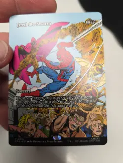 Magic The Gathering Feed The Swarm M 0016 Mar En Card Mtg Tcg Spiderman - Image 3