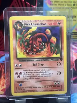 Pokemon Dark Charmeleon TCG 1st Edition Team Rockets Regular Rare Card 32/82 - Image 1