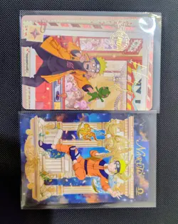 Naruto Kayou Series 2 Eng 2 Naruto Cards MR & PU NM Quick Shipping - Image 1