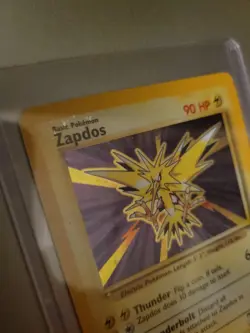Zapdos Pokemon Holo 16/102 Base Set Hologram Single Card Unused - Image 2