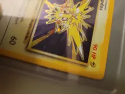 Zapdos Pokemon Holo 16/102 Base Set Hologram Single Card Unused - Image 3