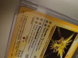 Zapdos Pokemon Holo 16/102 Base Set Hologram Single Card Unused - Image 4