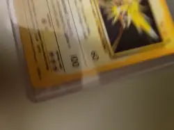 Zapdos Pokemon Holo 16/102 Base Set Hologram Single Card Unused - Image 5