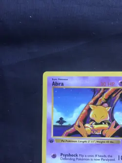 Pokemon Cards: Base Set 1st Edition Common: Abra 43/102 - Image 2
