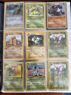 Vintage Pokemon Card Binder Collection Lot - 90 Cards - Holo WOTC Rare! - Image 2