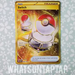 Pokemon Card Switch 206/165 Secret Rare Scarlet Violet Pokemon 151 Singles LP - Image 1