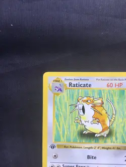 Pokemon Cards: Base Set 1st Edition Uncommon: Raticate 40/102 - Image 2