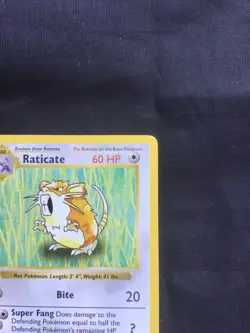 Pokemon Cards: Base Set 1st Edition Uncommon: Raticate 40/102 - Image 3