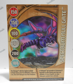 Bakugan Card - Spectrum Null Gate - Copper Gate Card - BA600 - 18/48q - 2009 - Image 1