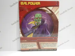 Bakugan Card - Evil Power - Red Ability Card - BA163 - 31/48 - 2008 - Image 1